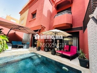 Magnifique villa sur résidence avec jacuzzi - Villa à vendre - Marrakech