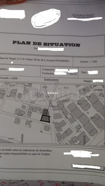 Terrain pour villa 2 façades - Vente Immobilier - Tanger - photo 2