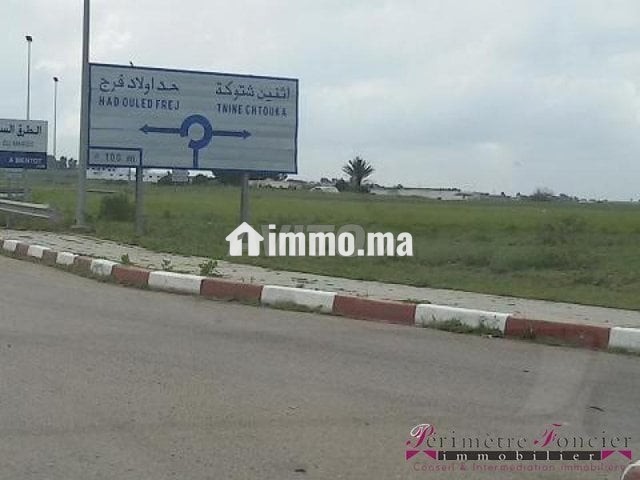 Tnine Chtouka beau terrain à vendre 10000m² - Vente Immobilier - Casablanca - photo 1