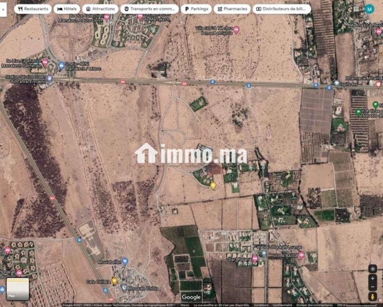 Terrain loti d’Exception à Marrakech avec Vna – Zahrat Nakhil, devant Maison Semia Bmw – 6000 m² - Vente Immobilier - Marrakech - photo 7
