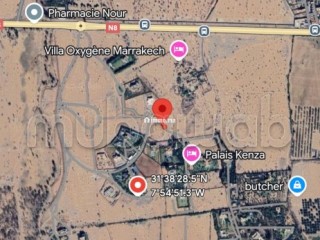 Terrain loti d’Exception à Marrakech avec Vna – Zahrat Nakhil, devant Maison Semia Bmw – 6000 m² - Maison à vendre - Marrakech