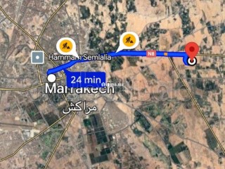 Terrain loti d’Exception à Marrakech avec Vna – Zahrat Nakhil, devant Maison Semia Bmw – 6000 m² - Maison à vendre - Marrakech